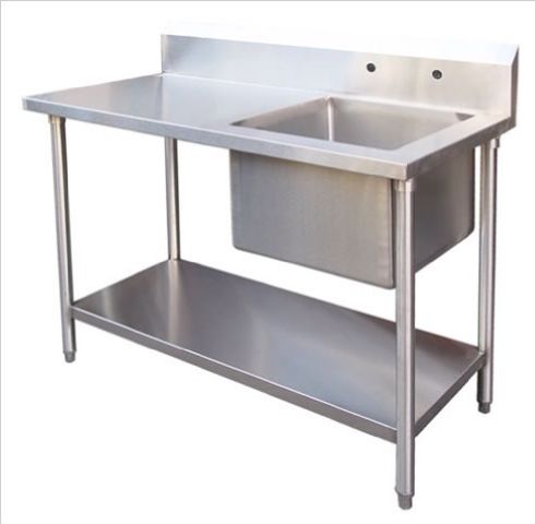 Single Sink with Space Table and Under Shelf